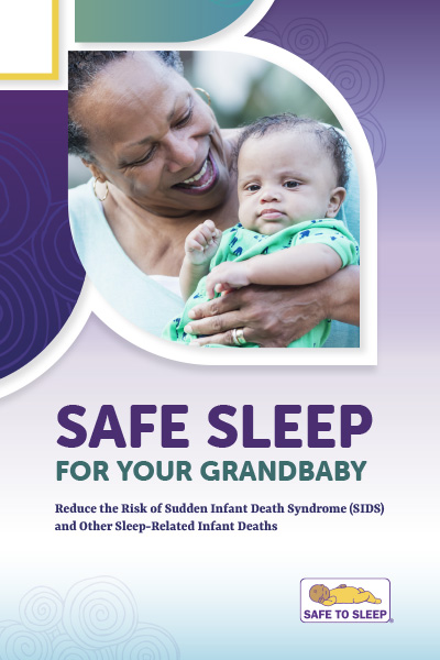 Cover of the Safe Sleep for Your Grandbaby booklet
