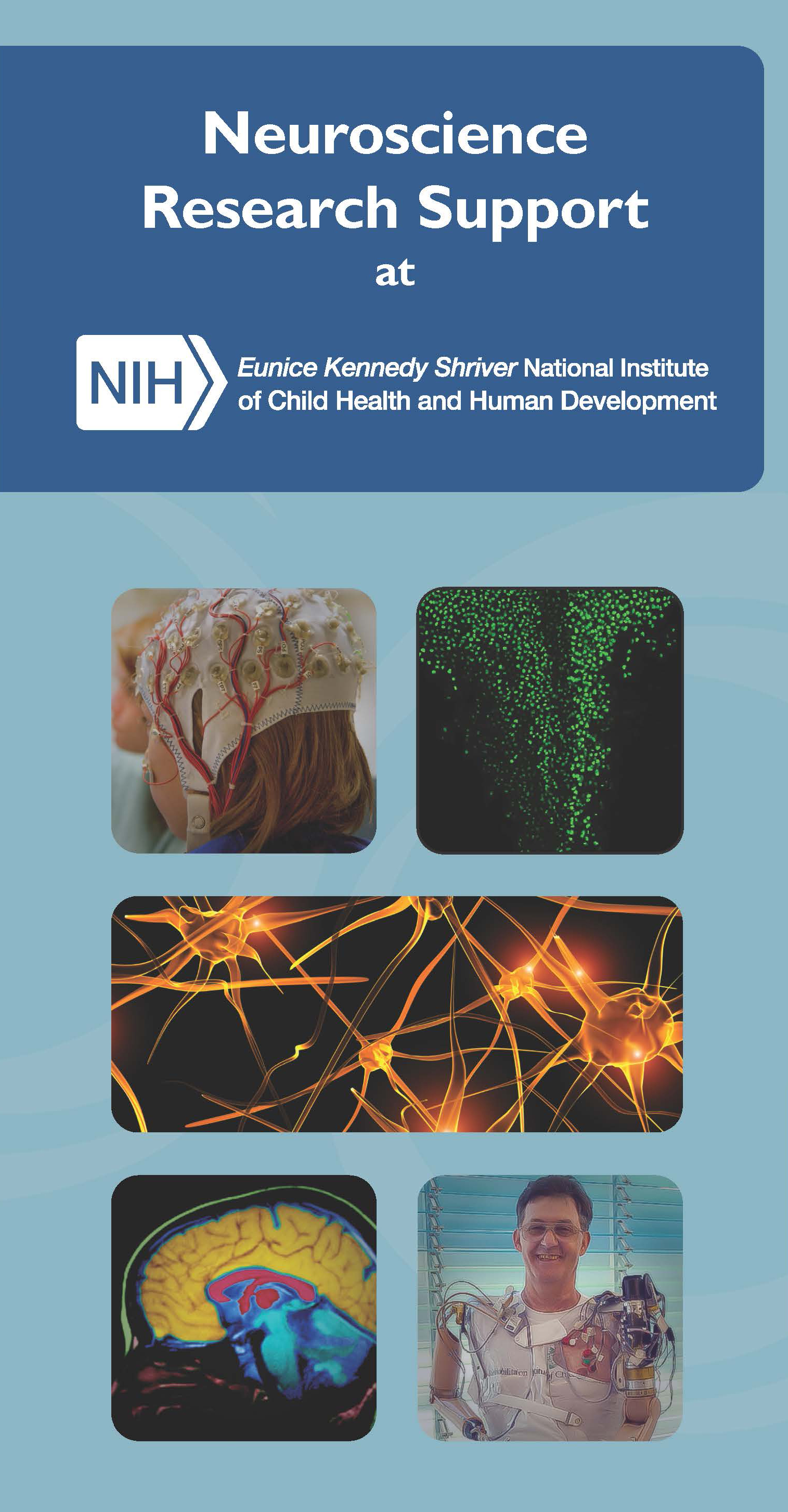 Cover of the Neuroscience Research Support at NICHD Handout