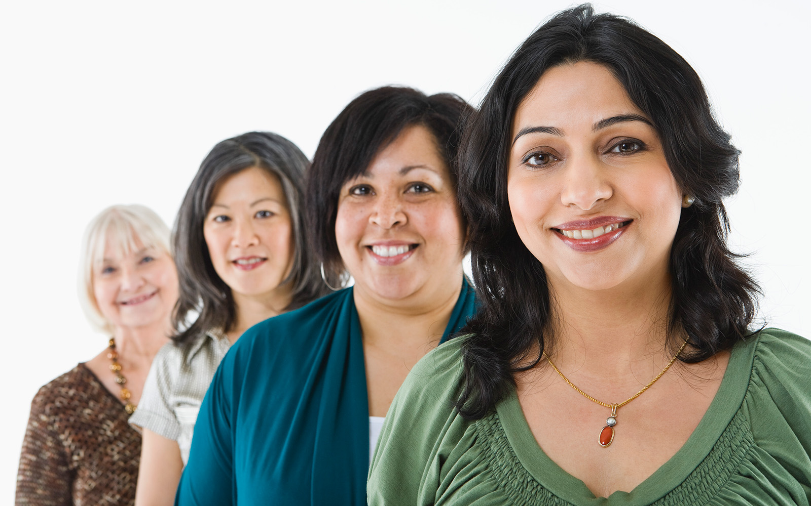 Four multigenerational women.