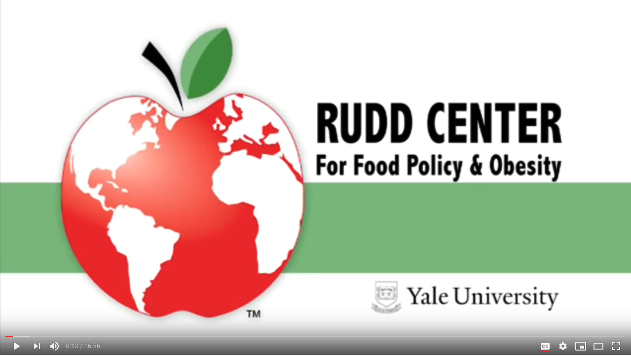 A globe in the shape of an apple. Rudd Center for Food Policy and Obesity, Yale University.